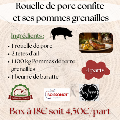 BDC BOX ROUELLE DE PORC CONFITE ET SES POMMES GRENAILLES
